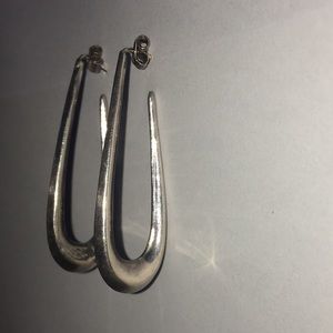 Sterling silver earrings with backing